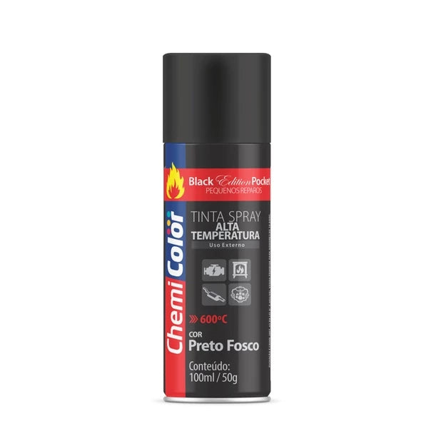 Tinta Spray ChemiColor - 100ml - Uso Geral / Metálica / Luminoso - Diversas Cores