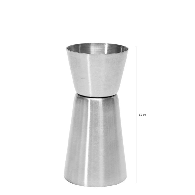 Dosador de Inox Duplo Americano 25 x 50ml