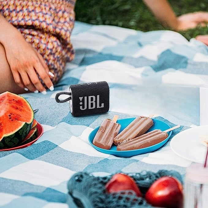 JBL - Mini Caixa de Som Bluetooth GO 3 - Portátil à Prova D 'Água